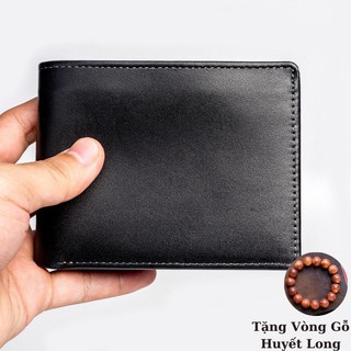 [SIÊU SALE]Ví Nam, Ví Da Nam [Dáng Ngang] Da Bò Thật 100%- Bảo Hành 12 Tháng