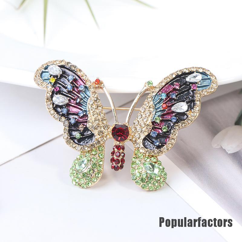 Ghim Cài Áo Hình Bướm Sang Trọng