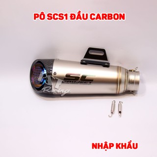 Pô SCS1 đầu carbon nhập khẩu