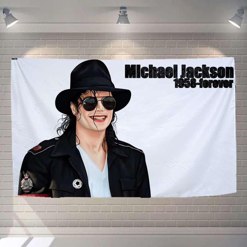 Tấm Vải Treo Tường Họa Tiết Anime Michael Jackson Độc Đáo