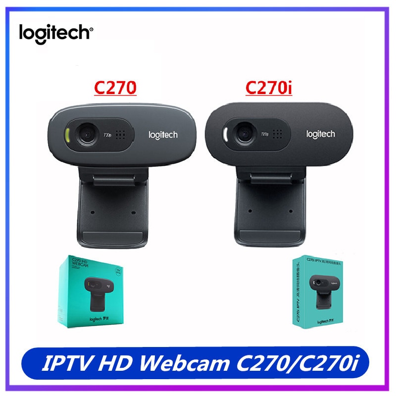 Webcam Usb 2.0 Logitech C270 / C270I Hd Video 720p Usb2.0