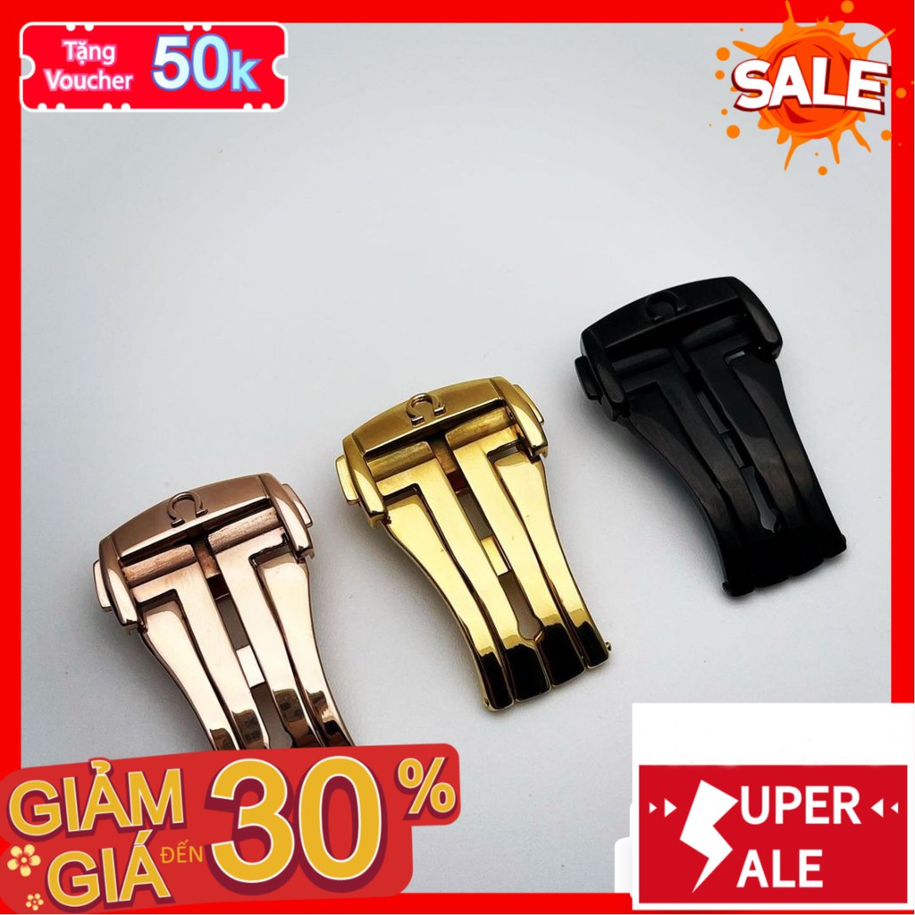 Đồng Hồ Cơ Đồng Hồ Nam Dây Da Thép Không Gỉ 316 Cho Dây Da Khóa Omega 316VO - 1199 Watches