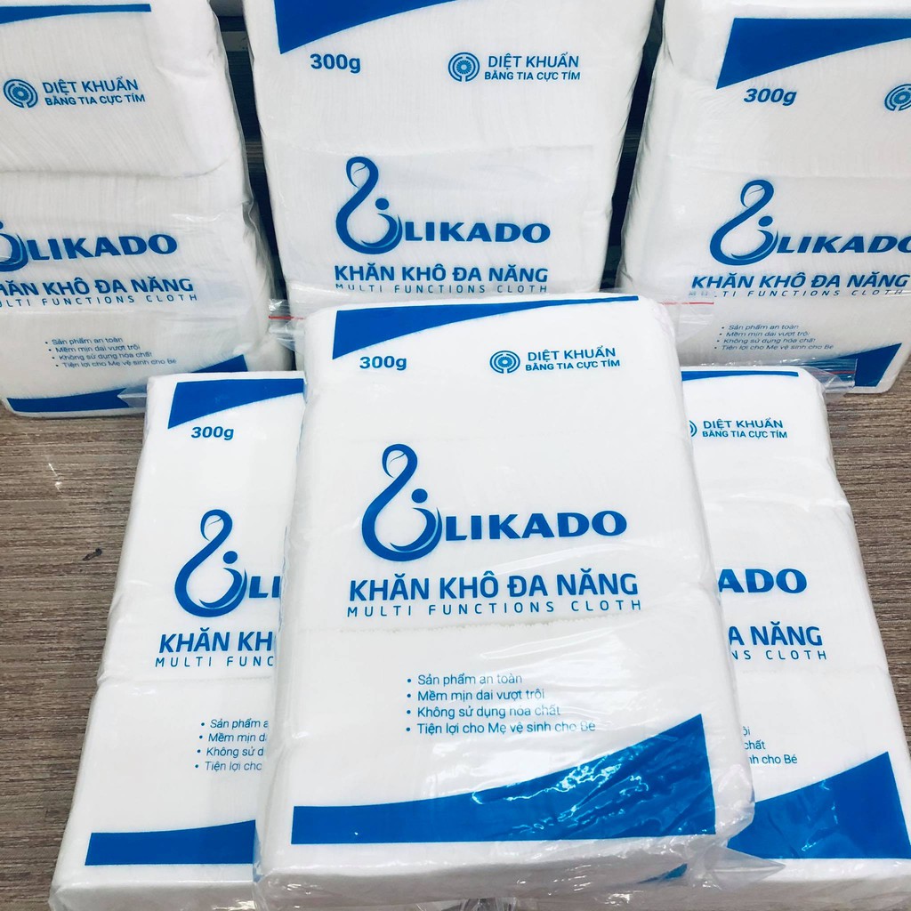 Khăn vải khô đa năng Lykado loại 300g