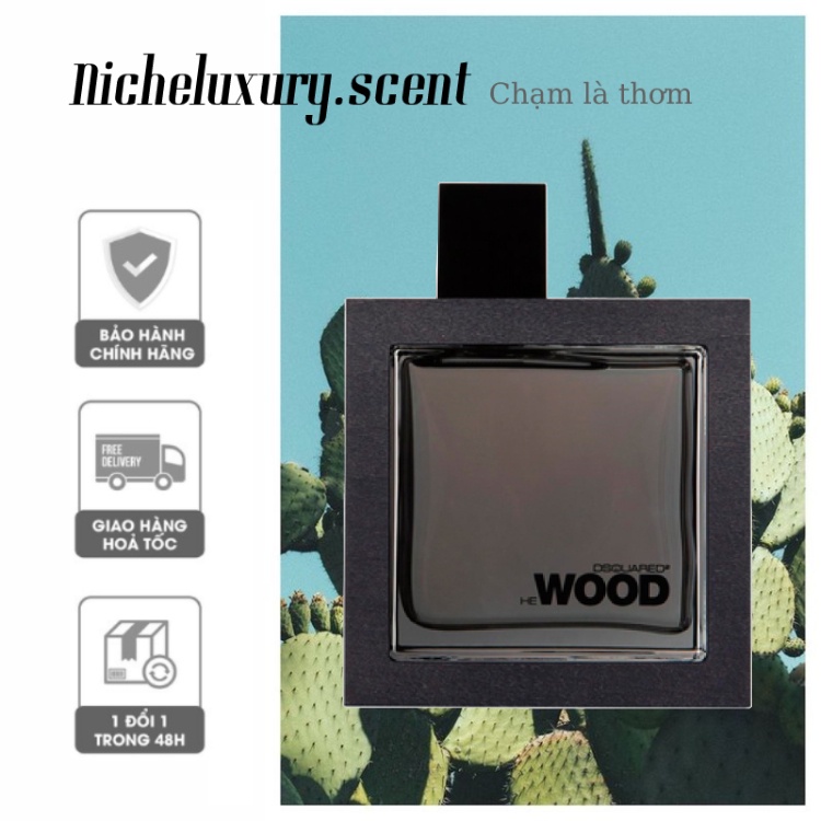 🅽🅸🅲🅷🅴 - Nước hoa nam He Wood Silver Wind Wood của hãng DSQUARED2 - 10ml