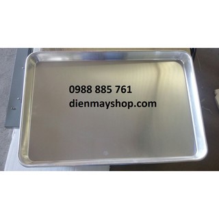Khay nướng bánh phẳng 40x60, khay nướng bánh nhôm, khay nướng bánh phẳng cao 3cm, 5cm dày 0.8 li 1li
