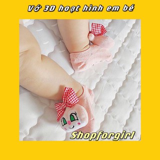 Vớ em bé hoạt hình 3D - SHOPFORGIRL