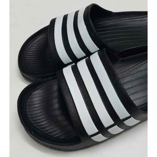 Dép nam quai ngang đúc liền nguyên khối chất siêu nhẹ (màu đỏ kẻ sọc đen)