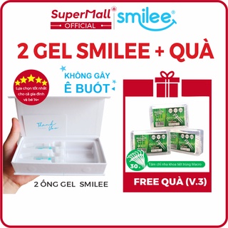[Kèm quà] Bộ 2 Gel làm trắng răng tại nhà Smilee | Tẩy trắng răng tại nhà an toàn | Chứng nhận ISO:22716