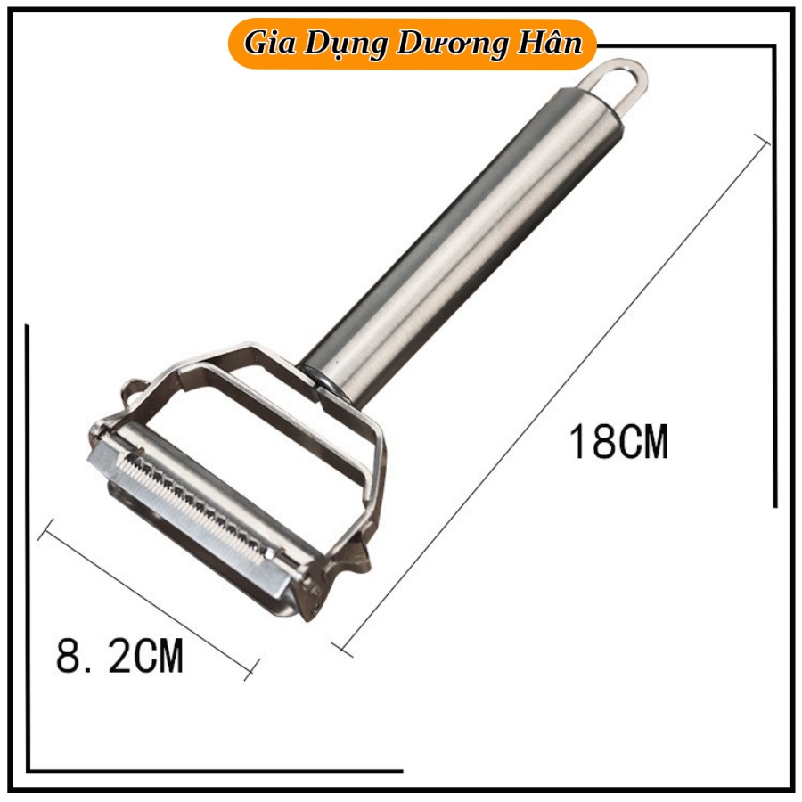 Nạo rau củ inox 2 trong 1 siêu tiện lợi