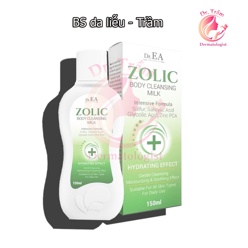Sữa tắm sát khuẩn viêm nang lông Zolic Body Cleansing Milk