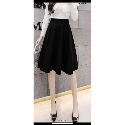 Chân Váy Xòe Dài Phong Cách Công Sở Bigsize Từ 60kg đến 100kg