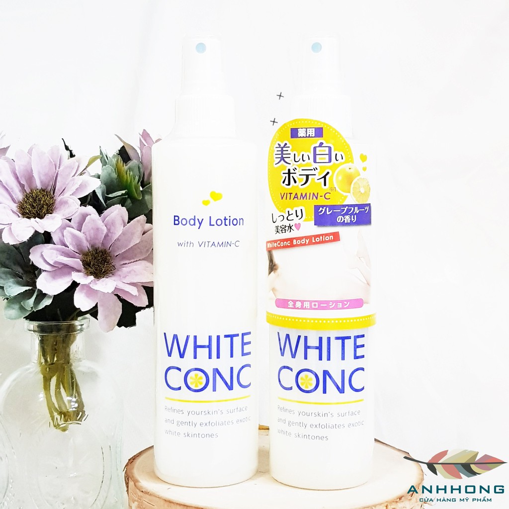 XỊT DƯỠNG THỂ TRẮNG DA WHITE CONC BODY LOTION