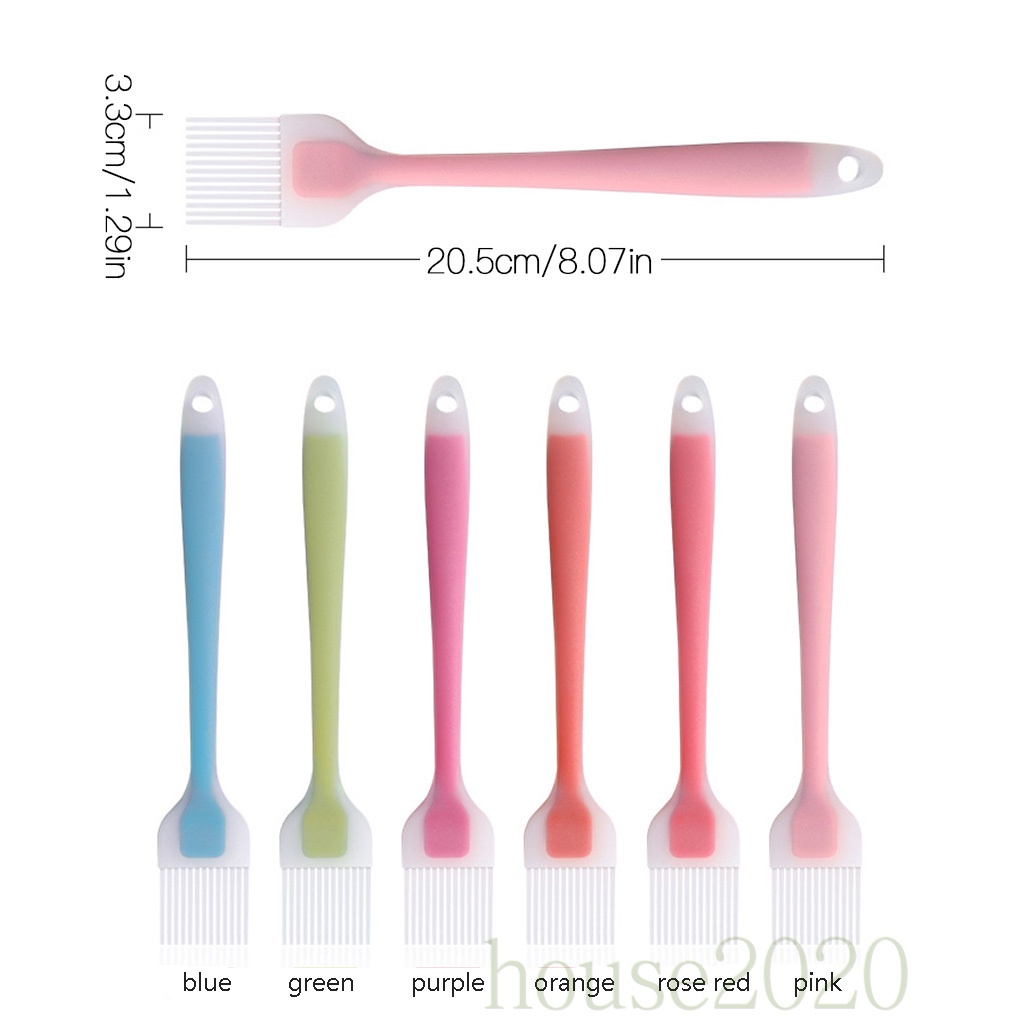Cọ Silicone Quét Dầu Nướng Bbq Trong Suốt Chịu Nhiệt Cao Có Thể Tái Sử Dụng 2020