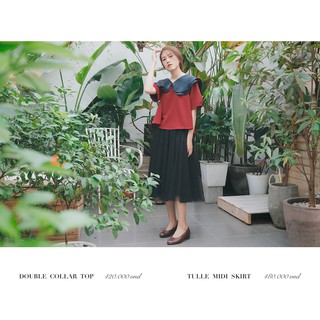 Chicka Chicka - Áo Double collar top