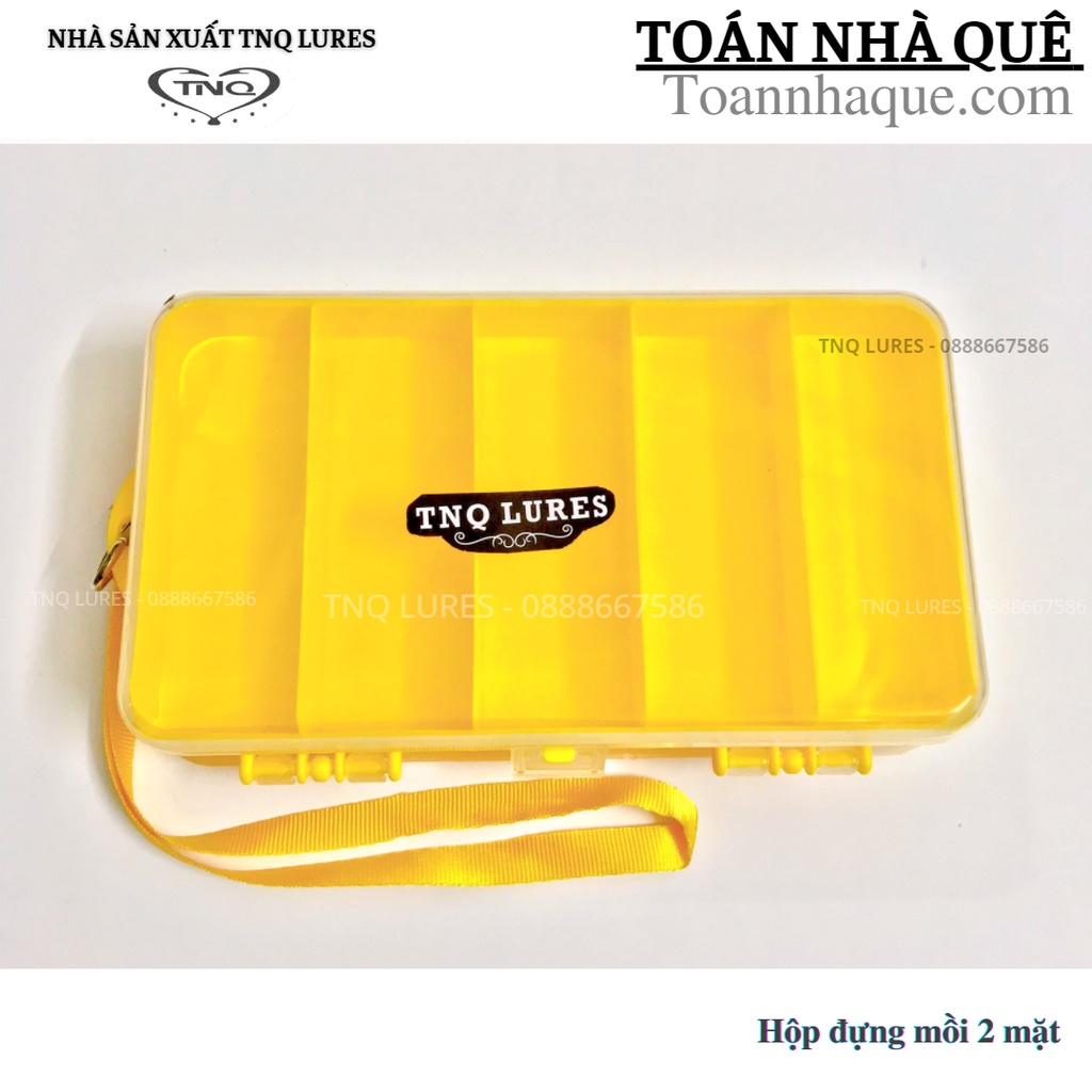 Hộp đựng mồi 2 mặt (18x8x5) - TNQ LURES