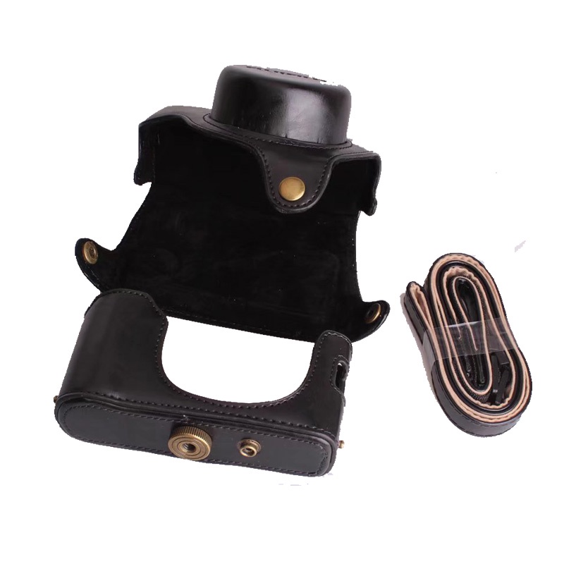 Bao Da PU Đựng Máy Ảnh Fujifilm X100V X100S X100F Fujifilm X100V X100S X100F Kèm Dây Đeo Vai