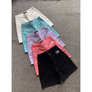 Quần short jean ống rộng