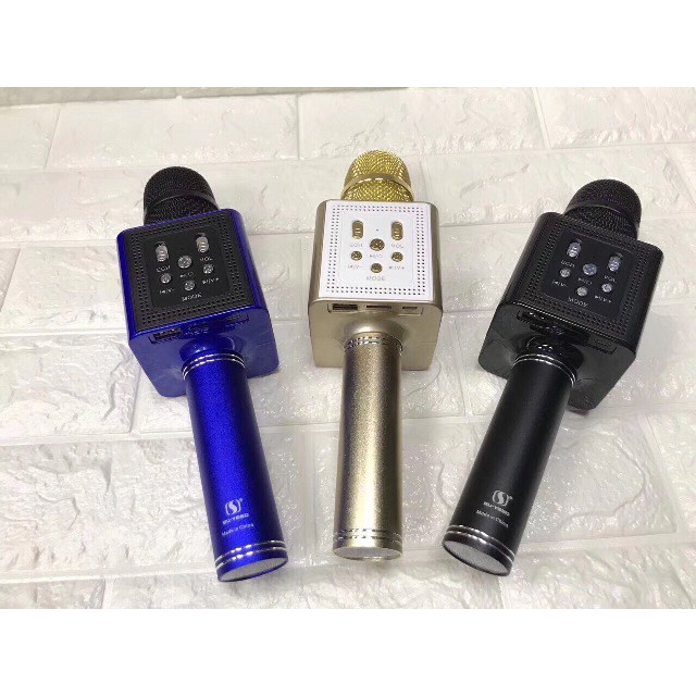 YS-83 Míc hát micro karaoke Loa kèm micro 3 trong 1 kết nối Bluetooth - Mic kèm loa