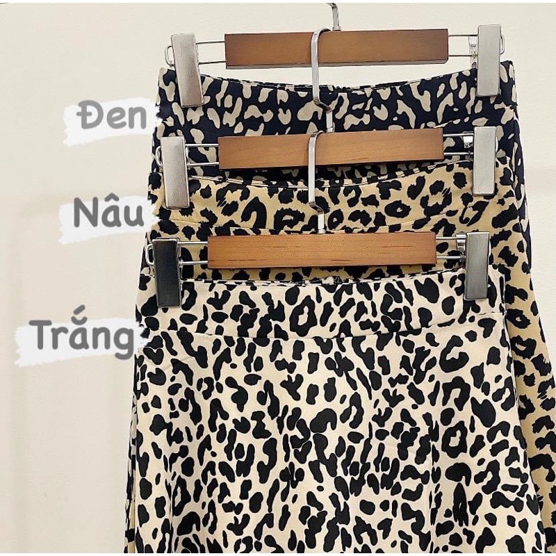 Chân Váy midi B&W SKIRT hoạ tiết trắng đen form chữ A chất vải dày dặn có phối chun co giãn | BigBuy360 - bigbuy360.vn