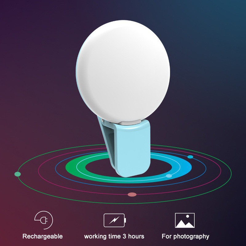Đèn led siêu sáng hỗ trợ selfie