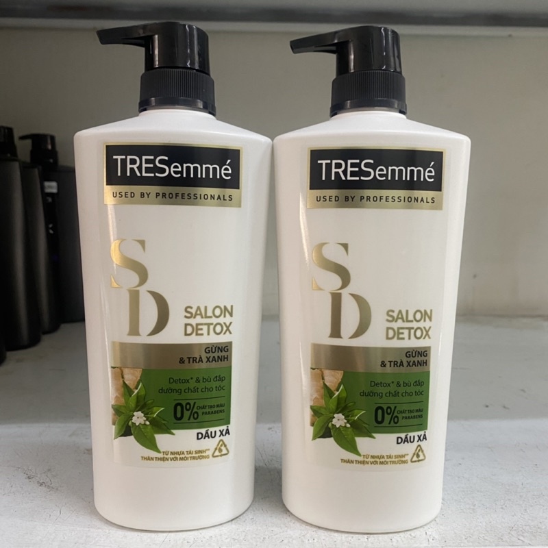 Dầu xả TRESemme Salon Detox Gừng và Trà xanh Detox tóc chắc khoẻ 620g