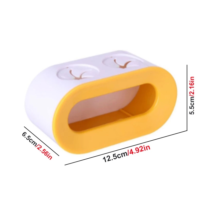 Giá đỡ bàn chải đánh răng điện hai lỗ không khoan tường