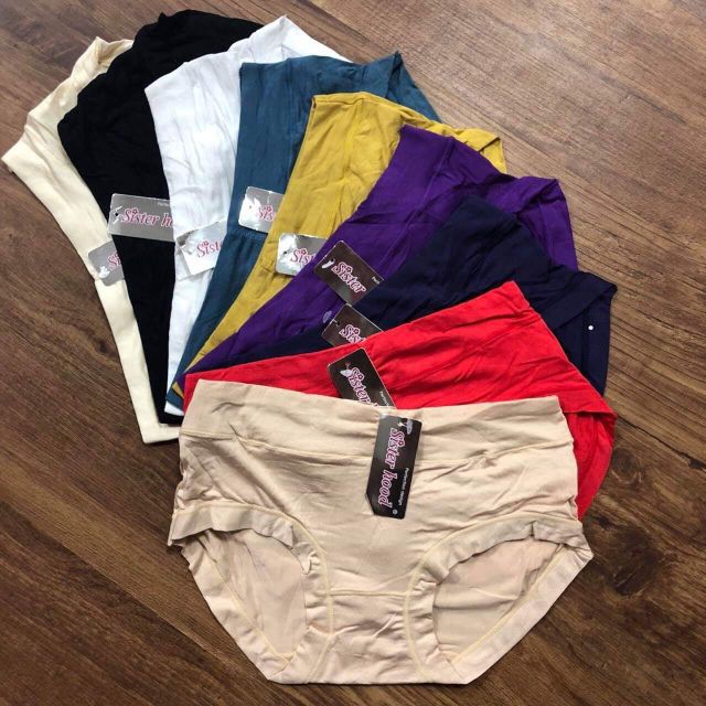 Quần lót nữ - quần lót cotton mềm thấm hút mồ hôi cạp rúm cao cấp