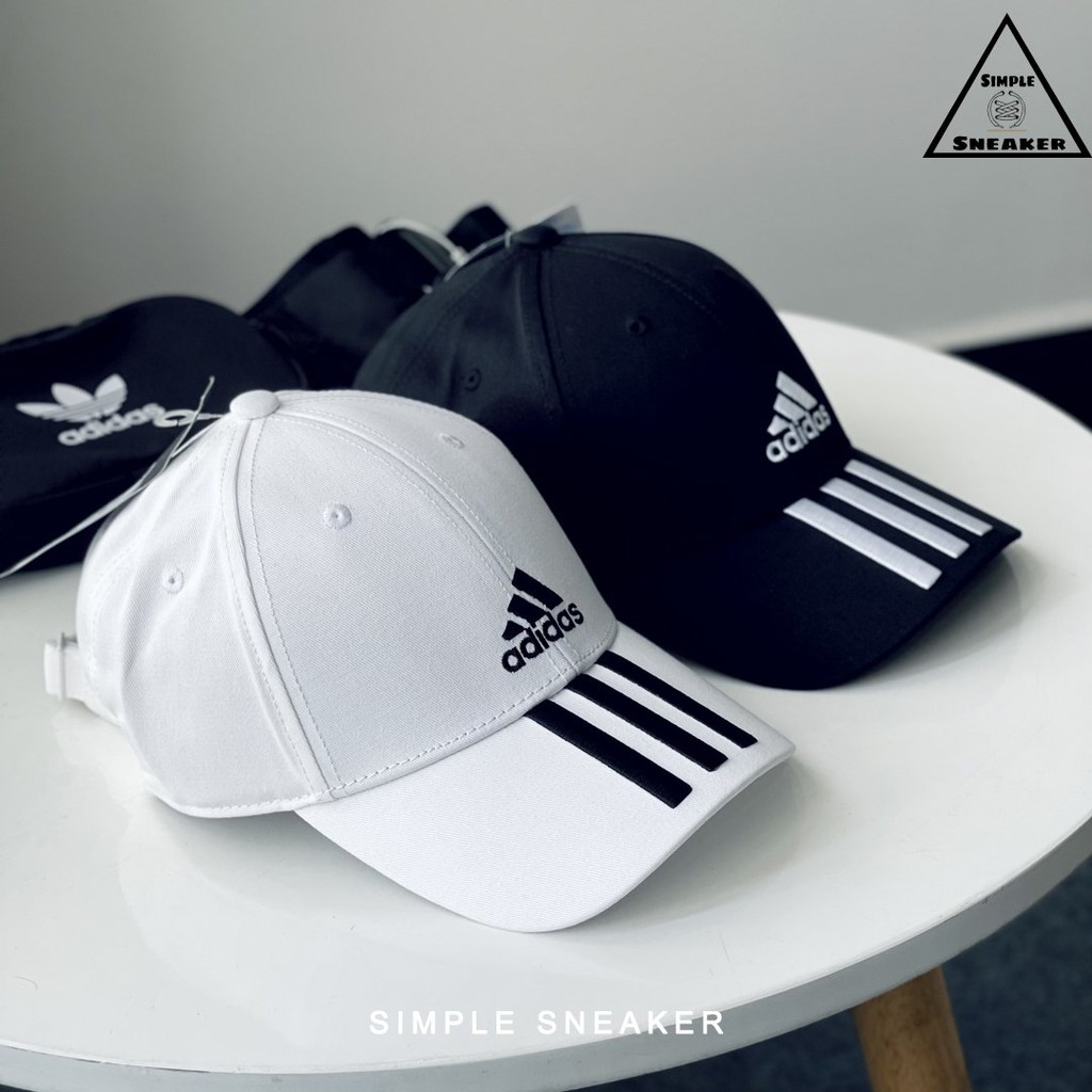 Mũ Lưỡi Trai Adidas 🔴FREESHIP🔴Adidas Sport 3S CT Black Cap Chuẩn Auth - Hàng Chính Hãng Unisex