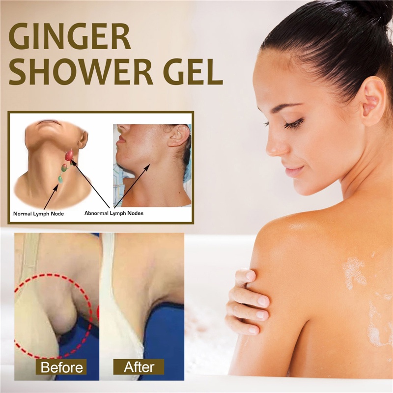 Gel Tắm Thảo Dược Gừng Tẩy Tế Bào Chết Làm Trẻ Hóa Da 50ml