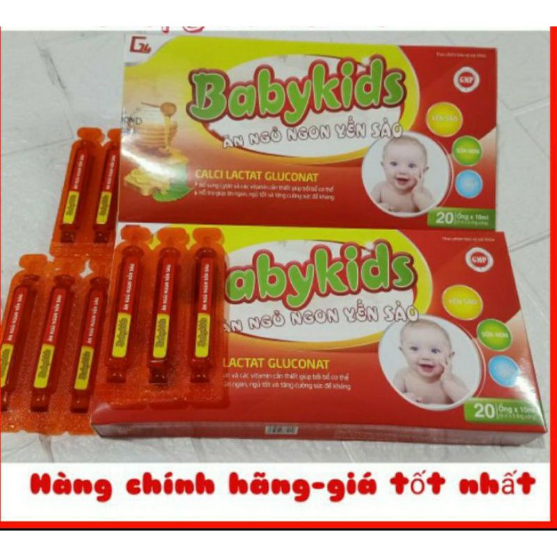 Babykids ăn ngủ ngon yến sào