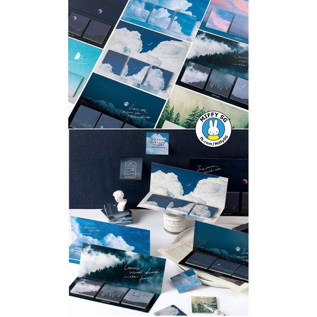 Series Sticky-note SUN, MOON AND STARS