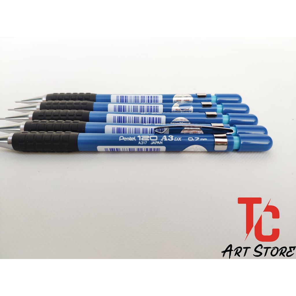 Chì Bấm Pentel 0.7mm A317, Pentel 120 A3DX - Hàng Nhập Từ Nhật
