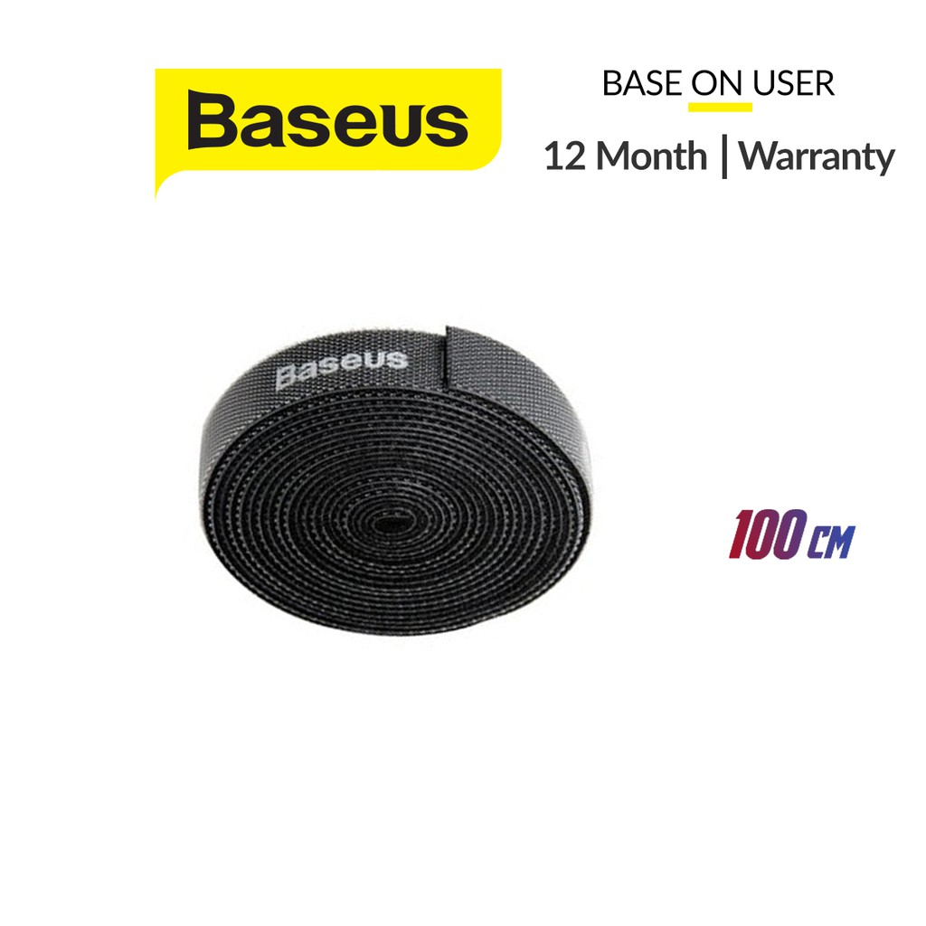 Cuộn dây dính đa năng Baseus dùng để quấn cáp sạc, dây điện và dây của các thiết bị ngoại vi gọn gàng hơn