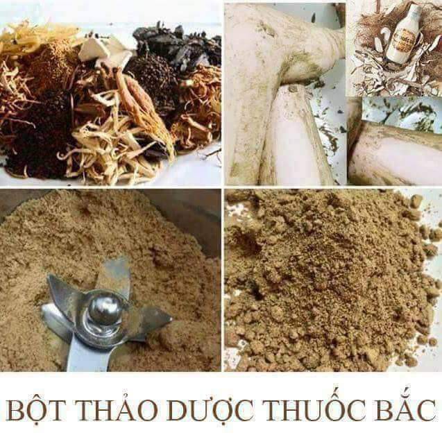 Bột Tắm_trắng_face_thuốc_bắc 100gr handmade