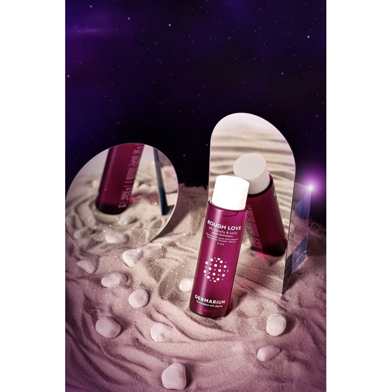 [Mã 153FMCGSALE1 giảm 10% đơn 250K] DERMARIUM ROUGH LOVE 8% GLYCOLIC & LACTIC ACID 150ml • Toner Làm Sạch Da