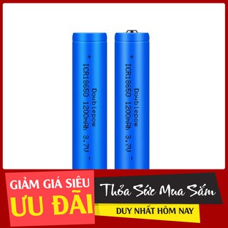 [SIÊU GIẢM GIÁ] Pin 18650 1200mAh  Chính hãng DOUBLEPOW
