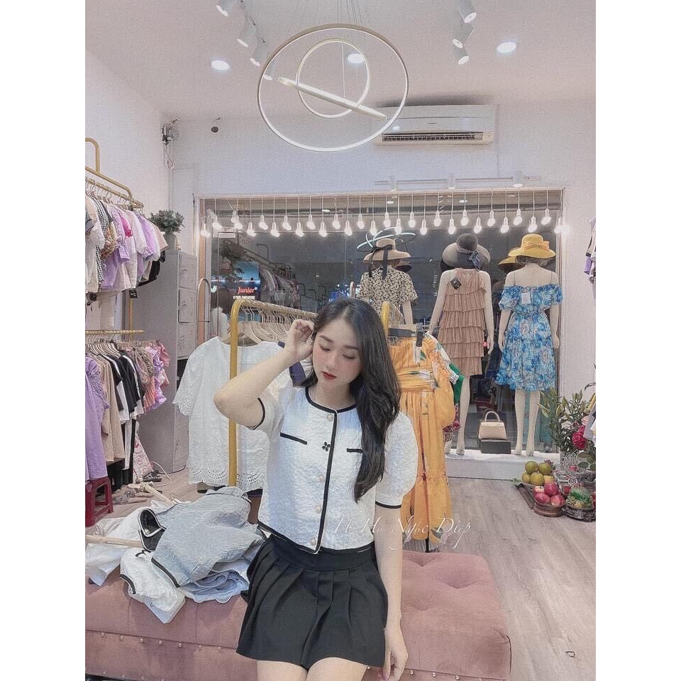 [Mã FAMARAL1 giảm 10K đơn 50K] Áo sơ mi viền xốp nhiều màu sắc | BigBuy360 - bigbuy360.vn