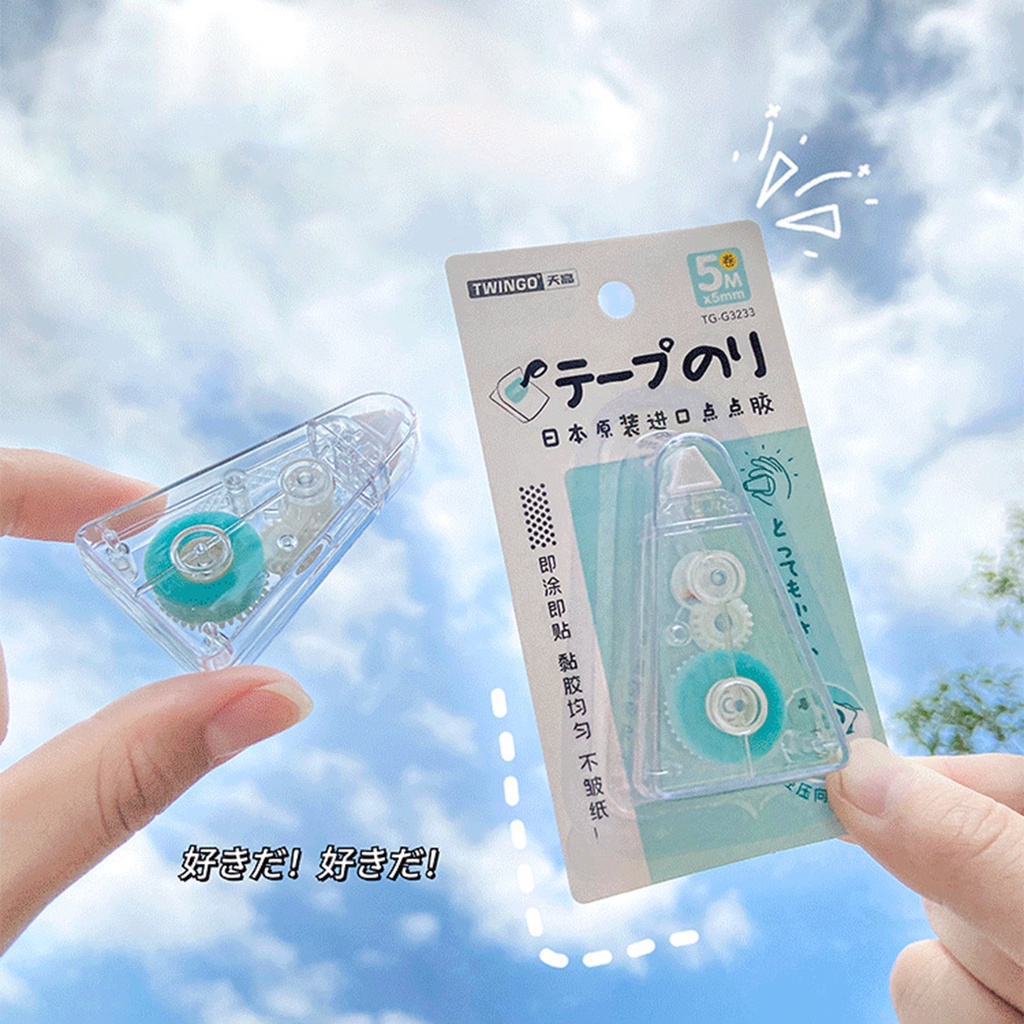 Băng Keo Hai Mặt 5mm*5m Họa Tiết Chấm Bi Dùng Để Trang Trí Sổ Tay DIY