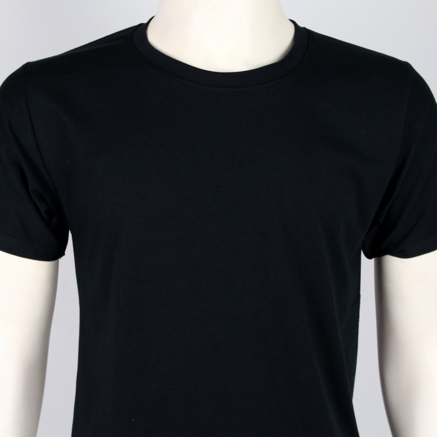 [Mã FAMALLT5 giảm 15% đơn 150K] Áo thun nam trơn MĐ A125 (Đen) | BigBuy360 - bigbuy360.vn