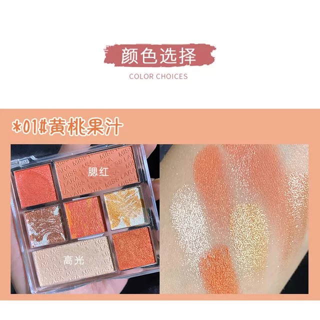 [MISSLARA] BẢNG MẮT + HIGHLIGHT+MÁ HỒNG 3 IN 1 MISS LARA | BigBuy360 - bigbuy360.vn