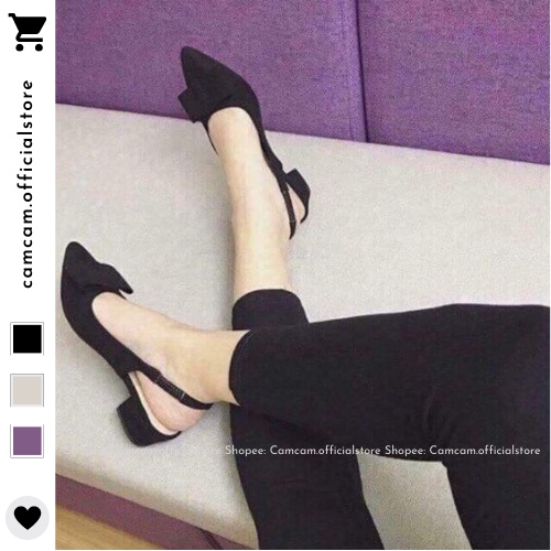sandal nơ lụa công chúa đế cao - B3