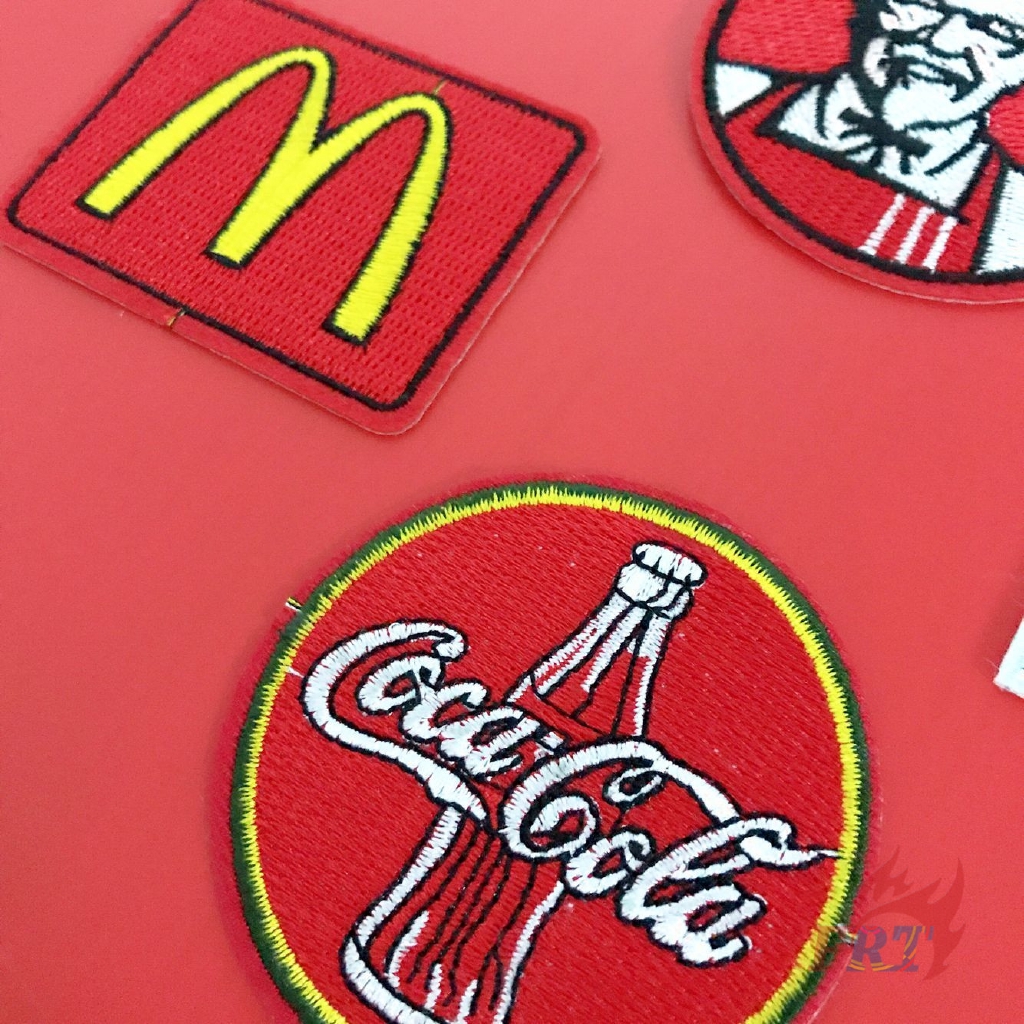 Miếng ủi trang trí Logo KFC - Pepsi / McDonald's - Coca Cola
