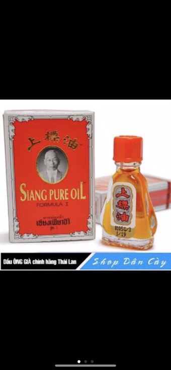 Dầu gió Thái Lan Siang Pure Oil