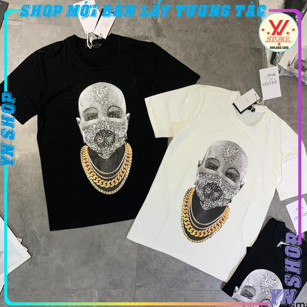 Áo Thun Nam Nữ, Áo Thun Tay Ngắn In Hình 3D Ninja Mặt Nạ Kim Cương Siêu Hot Chất Thun Cotton 4C - AC100 - Azila