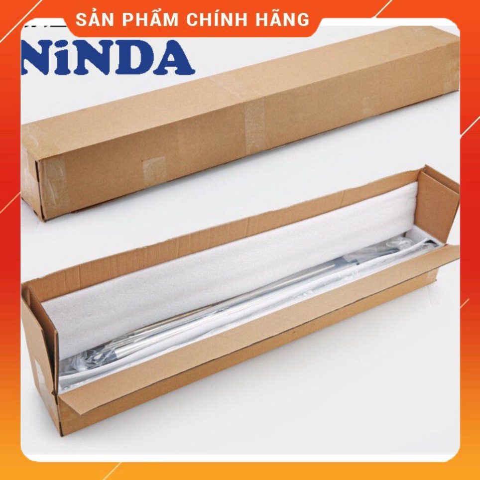 Hàng Mới Giá phơi quần áo Inox 2 tầng gấp gọn NiNDA R-215