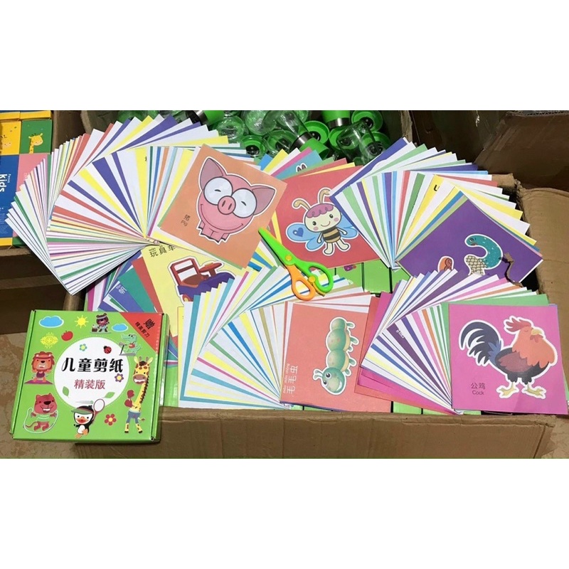 Bộ đồ chơi cắt giấy cho bé