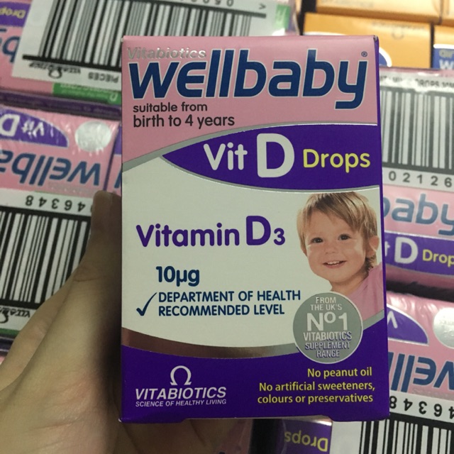 Vitamin D3 & Multi Wellbaby Drops 400iu 30ml