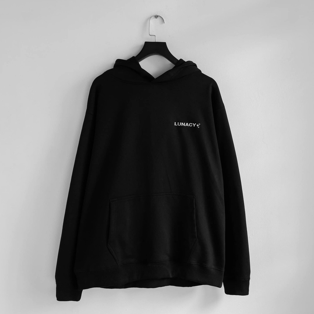 Áo Khoác Hoodie Nỉ Có Mũ Form Rộng LNB Unisex Nam Nữ LUNACY