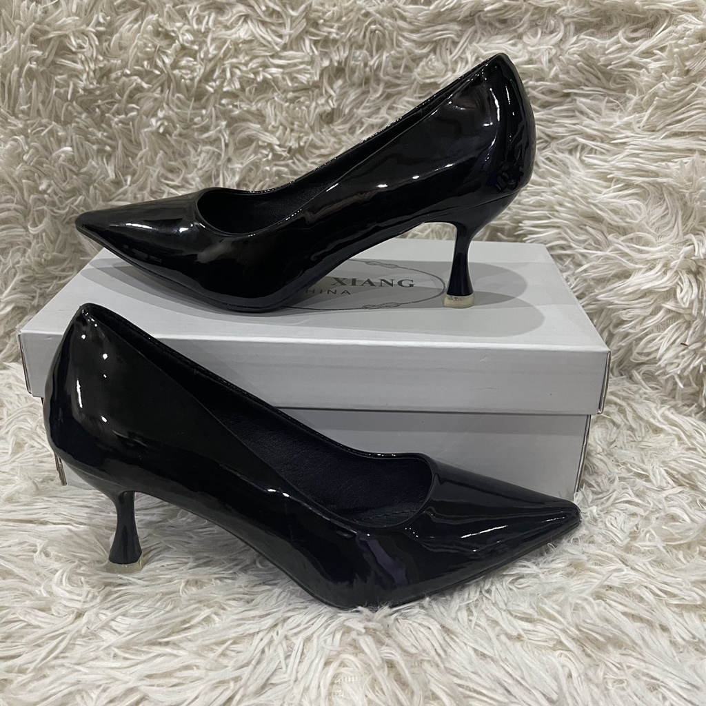 giày cao gót da bóng-8859