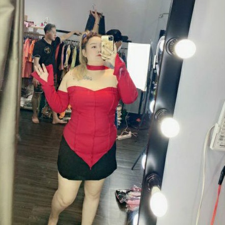 Áo Bẹt Vai "Bigsize" Cổ Chocker